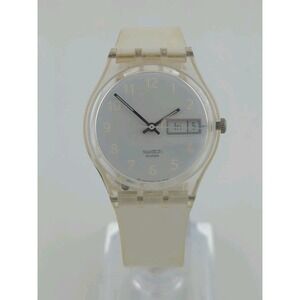 Vintage Swatch 1999 "Snow Covered" 33mm Watch - New Battery - Tested & Working